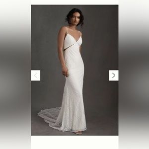 Anthropologie Rish  Flora Wedding Gown- NWT size 4- never worn tried on once